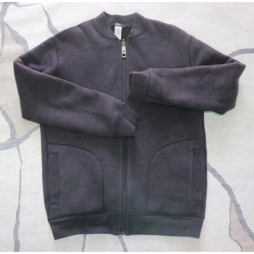 Ivivva by Lululemon Girls Gray Full Zip Fleece Jacket Size 10